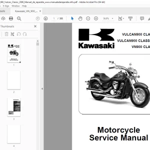 Kawasaki VULCAN900 CLASSIC VULCAN900 CLASSIC LT VN900 CLASSIC Service Manual PDF