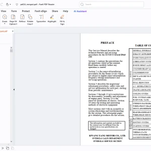 Kymco GRAND DINK 250 Service Manual - PDF DOWNLOAD