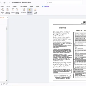 Kymco People/People S 250 Service Manual - PDF DOWNLOAD