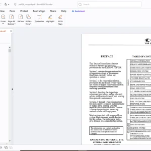 Kymco YUP 250 Service Manual - PDF DOWNLOAD