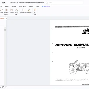 Linhai 250 360 Service Manual PN 8260 - PDF DOWNLOAD