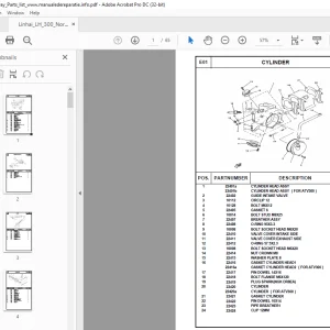 Linhai LH 300 Norway Parts list Manual - PDF DOWNLOAD