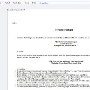 MZ BK 350 Kraftrad Ersatzteilliste - PDF DOWNLOAD