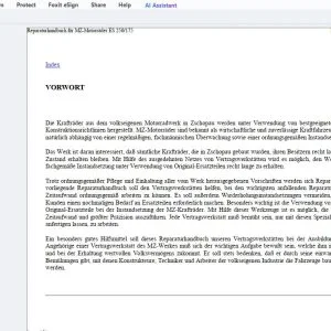 MZ-Motorrader ES 250/175 Reparaturhandbuch - PDF DOWNLOAD