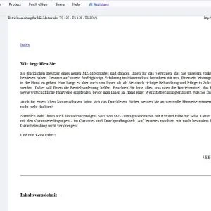 MZ-Motorräder TS 125 - TS 150 - TS 250/1 Betriebsanleitung - PDF DOWNLOAD