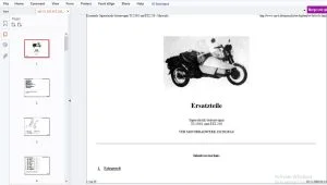 MZ TS 250/1 und ETZ 250 Superelastik-Seitenwagen Ersatzteile - PDF DOWNLOAD