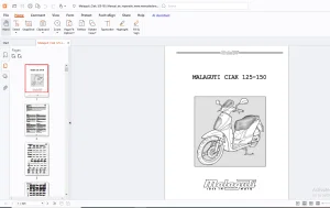 Malaguti Ciak 125-150 Service Manual - PDF DOWNLOAD