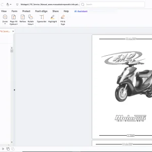 Malaguti F10 Service Manual - PDF DOWNLOAD