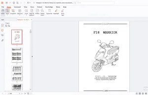 Malaguti F18 Warrior Service Manual - PDF DOWNLOAD