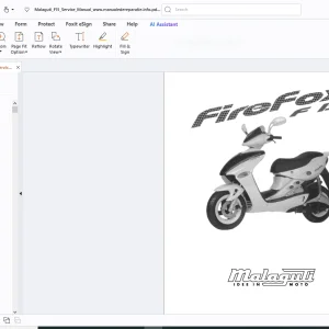 Malaguti Firefox F15 Service Manual - PDF DOWNLOAD