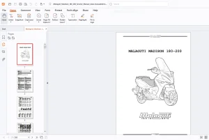 Malaguti Madison 180-200 Service Manual - PDF DOWNLOAD