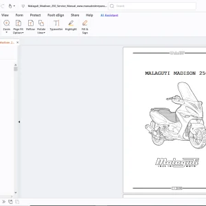 Malaguti Madison 250 Service Manual - PDF DOWNLOAD