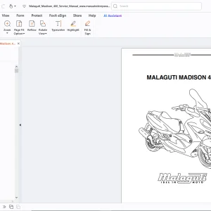 Malaguti Madison 400 Service Manual - PDF DOWNLOAD