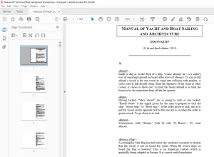 Manual Of Yacht And Boat Sailing And Architecture - Kemp PDF