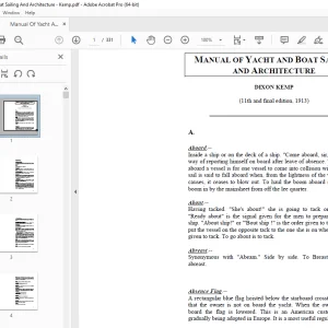 Manual Of Yacht And Boat Sailing And Architecture - Kemp PDF