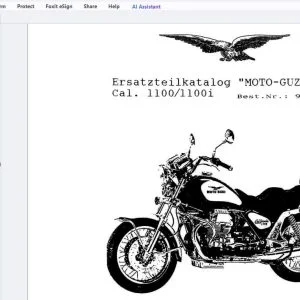 Moto Guzzi California 1100  1100i Ersatzteilkatalog - PDF DOWNLOAD