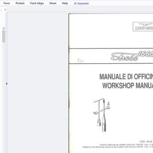 Moto Guzzi Strada 1000 Workshop Manual - PDF DOWNLOAD