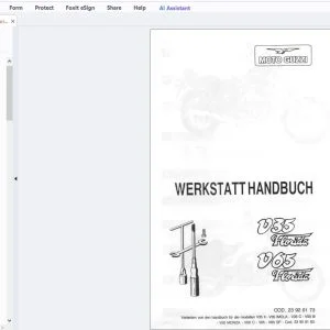 Moto Guzzi V35 Florida V65 Florida Werkstatthandbuch - PDF DOWNLOAD