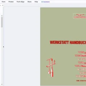 Moto Guzzi V35 II V35 Imola V35 C V50 III V50 Monza V50C V65 V65SP Werkstatthandbuch - PDF