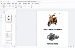 Motor 4 Stroke Engine Service And Repair Manual - PDF