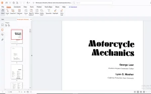 Motorcycle Mechanics Manual - PDF DOWNLOAD