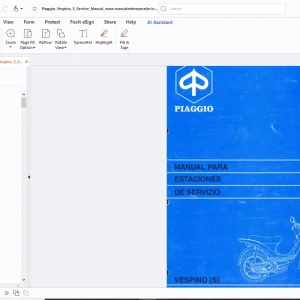 Piaggio Vespa S Manual Para - PDF DOWNLOAD