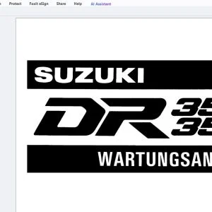 SUZUKI DR350 DR350S WARTUNGSANLEITUNG - PDF DOWNLOAD