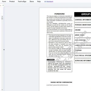 SUZUKI LT-F250 Service Repair Manual - PDF DOWNLOAD