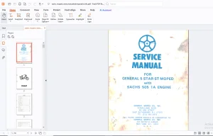 Sachs Moped 505 1A Engine Service Manual - PDF DOWNLOAD
