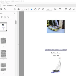 Sailing Alone Around the World Slocum - PDF DOWNLOAD