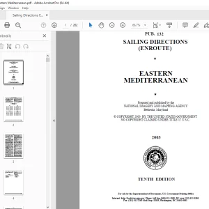 Sailing Directions Eastern Mediterranean - PDF DOWNLOAD