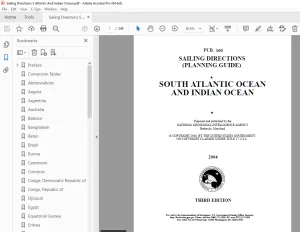 Sailing Directions S Atlantic And Indian Ocean - PDF DOWNLOAD