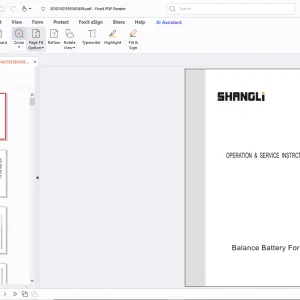 Shangli CPD10SA CPD15SA CPD20SA CPD25SA CPD10SA CPD15SA  Operation & Service Manual PDF