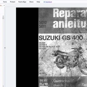Suzuki GS 400 GS 400E GS 400 En Black Suzi GS 425 Reparaturanleitung - PDF DOWNLOAD