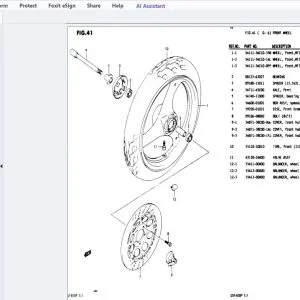Suzuki GS400F Parts Manual - PDF DOWNLOAD