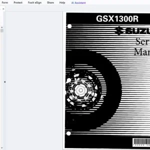 Suzuki GSX1300R Service Manual - PDF DOWNLOAD