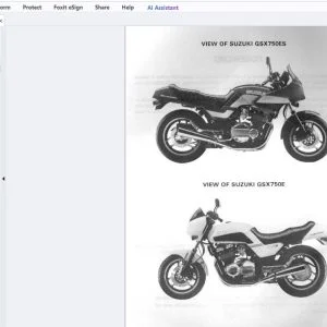 Suzuki GSX750E/ES Service Manual - PDF DOWNLOAD