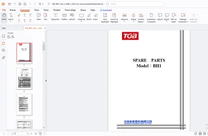 TGB BH1 Spare Parts Manual - PDF DOWNLOAD