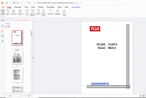 TGB BK8-E Spare Parts Manual - PDF DOWNLOAD