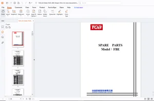 TGB FBE Spare Parts Manual - PDF DOWNLOAD