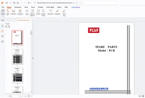 TGB FCB Spare Parts Manual - PDF DOWNLOAD