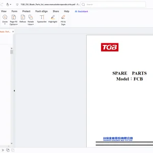 TGB FCB Spare Parts Manual - PDF DOWNLOAD