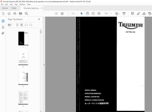 Triumph Daytona 600 Service Manual - PDF DOWNLOAD