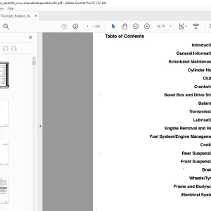Triumph Rocket III Service Manual -  PDF DOWNLOAD