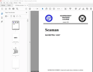 US Navy course Seaman NAVEDTRA 14067 - PDF DOWNLOAD