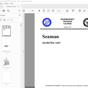 US Navy course Seaman NAVEDTRA 14067 - PDF DOWNLOAD