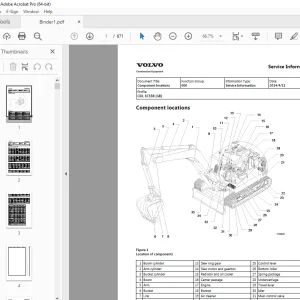 Volvo EC55B Compact Excavator Service Manual - PDF DOWNLOAD