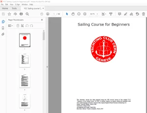 YCC Sailing Course for Beginners - PDF DOWNLOAD