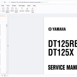 Yamaha DT125RE DT125X(2005)Service Manual(1D01-AE1) - PDF