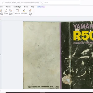 Yamaha R5C 350 Riders Manual - PDF DOWNLOAD